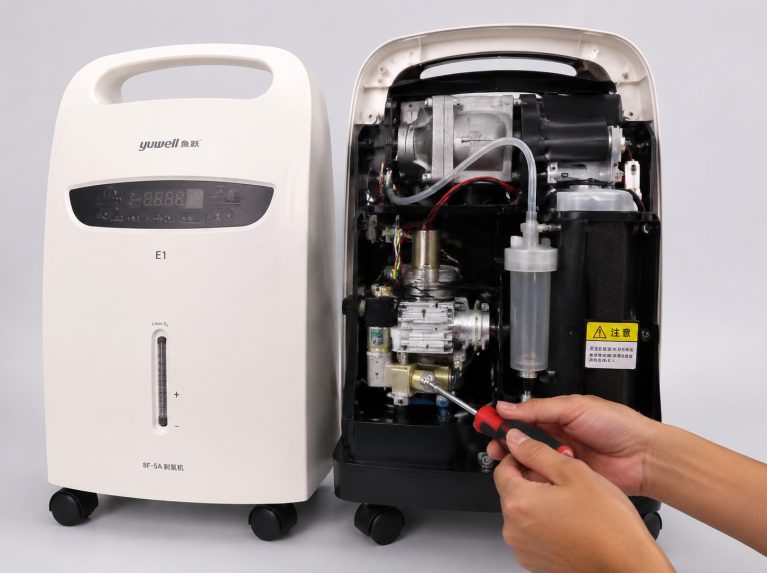 乐山鱼跃制氧机E1/E2/E3/E4故障代码维修